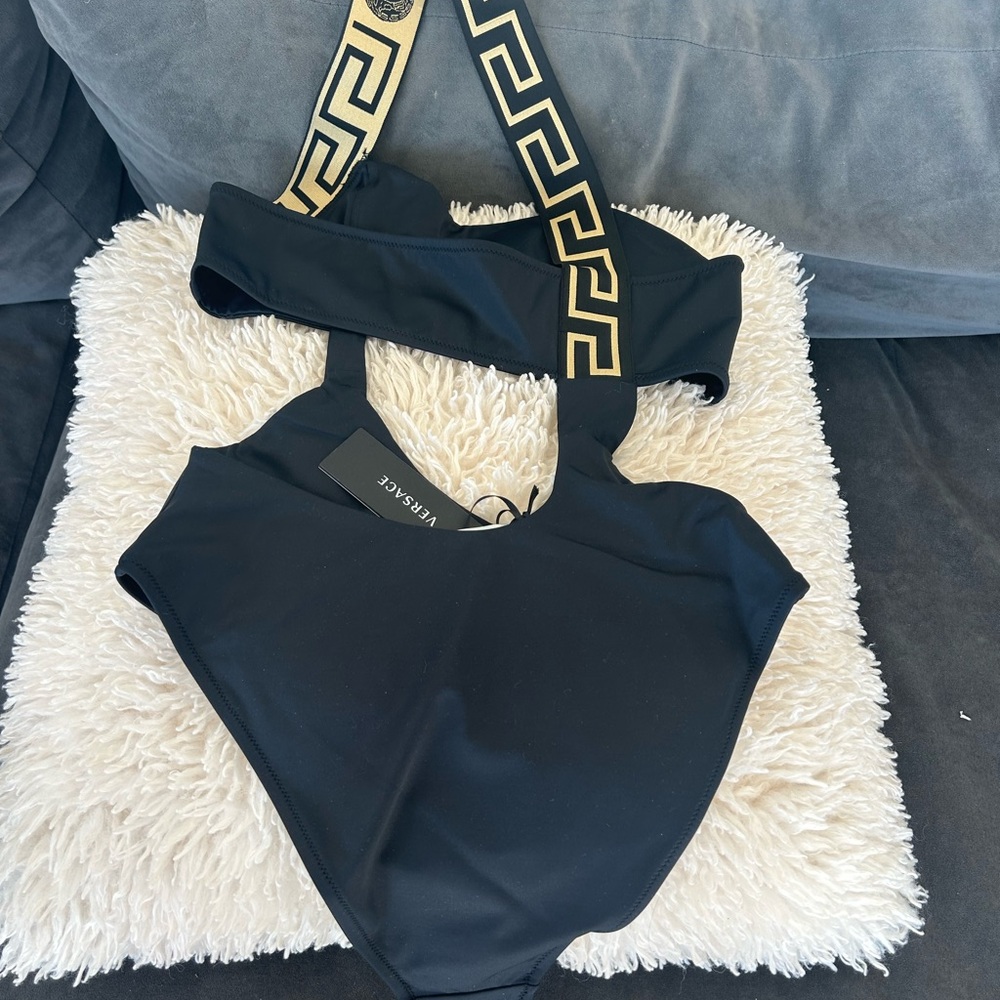 Versace One shoulder swimsuit NWT - Picture 8 of 10